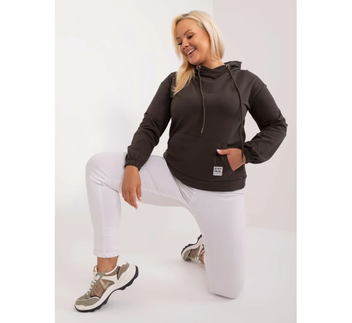 Mikina RV BL 8655 1.13X dark khaki