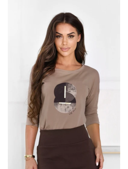 model 21292644 BLOUSE - OFF PINK