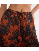 Summer Satin Trousers - BROWN - TRIUMPH BROWN - TRIUMPH Summer Satin Trousers - BROWN - TRIUMPH BROWN - TRIUMPH