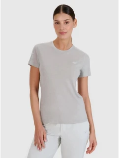 Dámske trekingové tričko z Merino vlny 4F 4FWSS25TFTSF1269-27S