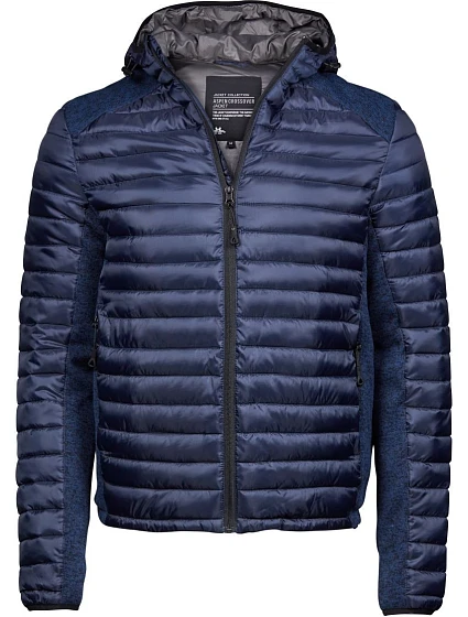 Tee Jays TJ 9610 Pánska outdoorová bunda Crossover 18.9610 tmavomodrá/tmavomodrá melírovaná