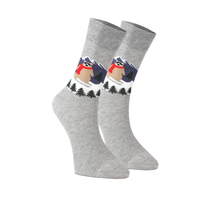 Vianočné unisex ponožky ako darček - sada 3 párov mix farieb Vianočné unisex ponožky ako darček - sada 3 párov mix farieb