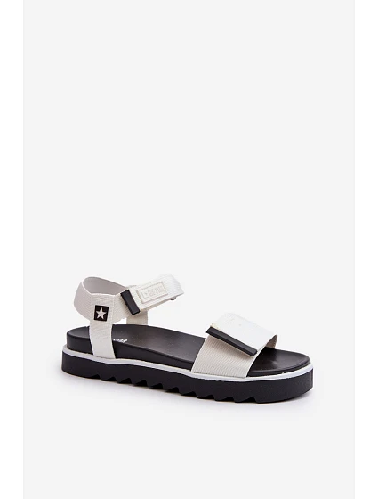 Dámské sandály na platformě Big Star model 21655484 Bílé - Big Star Shoes
