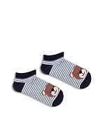 Dětské ponožky s pruhy a Černé model 22045007 - Milena