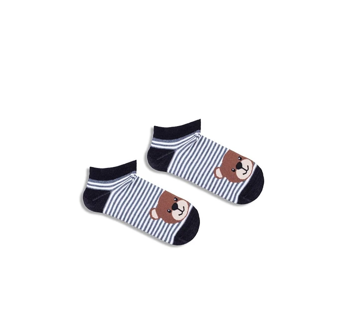 Dětské ponožky s pruhy a Černé model 22045007 - Milena