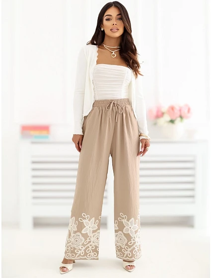 CS SP nohavice YH78122.01 dark lilac CS SP nohavice YH78122.01 dark lilac