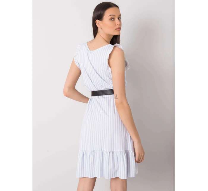 Sukienka DHJ SK jasny niebieski model 21217528 - FPrice Sukienka DHJ SK jasny niebieski model 21217528 - FPrice