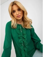 Bluzka LK BZ model 18861814 ciemny zielony - FPrice