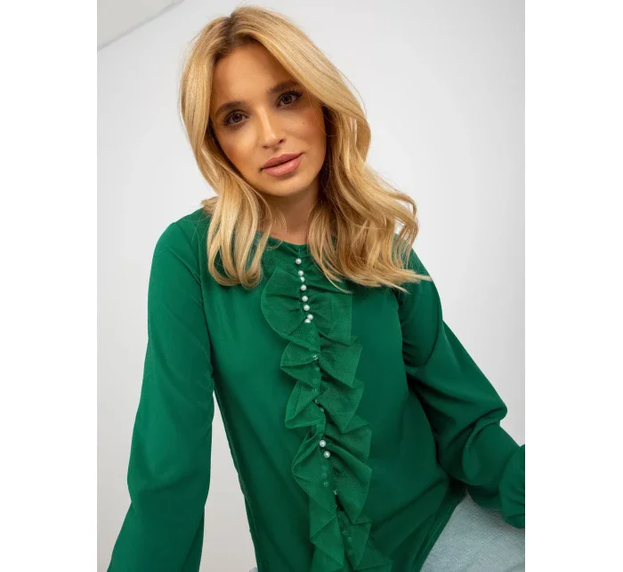 Bluzka LK BZ model 18861814 ciemny zielony - FPrice