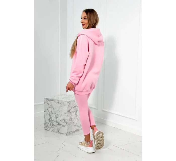 Sada mikiny, topu a legín světle růžová model 20823043 - Kesi Sada mikiny, topu a legín světle růžová model 20823043 - Kesi