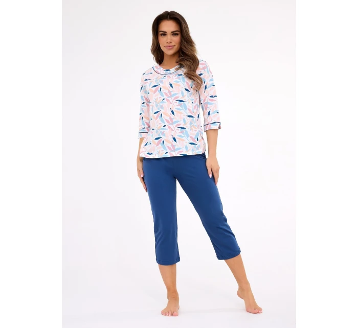 model 21230887 Amelia 2 3/4 M2XL dámské pyžamo - Cornette