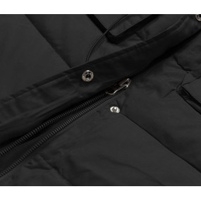 Čierna dámska zimná páperová bunda (CAN-865)