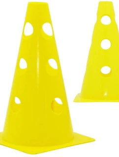 STĹPIK 23 CM S OTVORMI ŽLTÝ