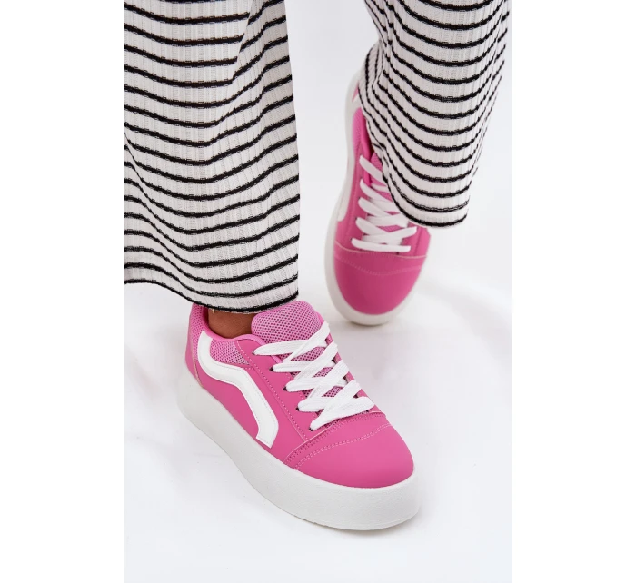 Dámské Tenisky Na Platformě Fuchsie model 21694934 - Boto Dámské Tenisky Na Platformě Fuchsie model 21694934 - Boto
