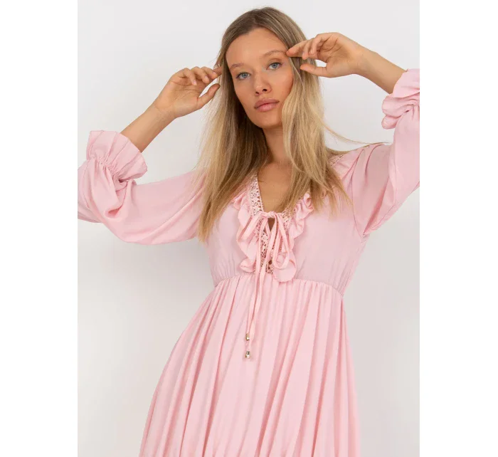 Šaty TW SK BI model 21264349 světle růžová - FPrice Šaty TW SK BI model 21264349 světle růžová - FPrice