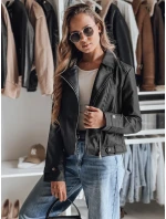 Dámska kožená bunda DARKGLORY black FashionStreet TY4963 Dámska kožená bunda DARKGLORY black FashionStreet TY4963