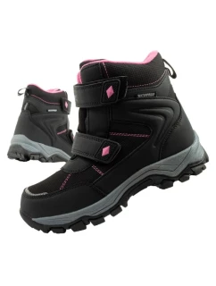 Lee Cooper dětské zimní sněhule nepromokavé zateplené černé