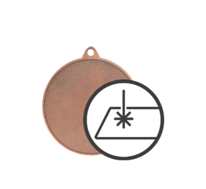 Medal metalowy z grawerowaniem na laminacie Medal metalowy z grawerowaniem na laminacie