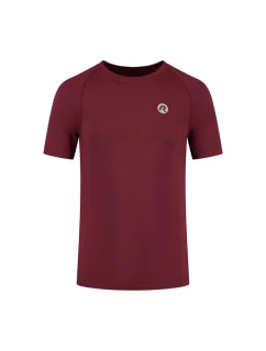 Bežecké tričko Rogelli ESSENTIAL burgundy XL