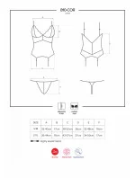 Korzet 810-COR white corset - Obsessive