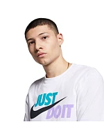 Pánske tričko Tee Just Do It Swoosh, biele, AR5006 101 Pánske tričko Tee Just Do It Swoosh, biele, AR5006 101