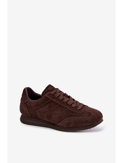 Tenisky z prírodného semišu Big Star TT274226 Chocolate Tenisky z prírodného semišu Big Star TT274226 Chocolate