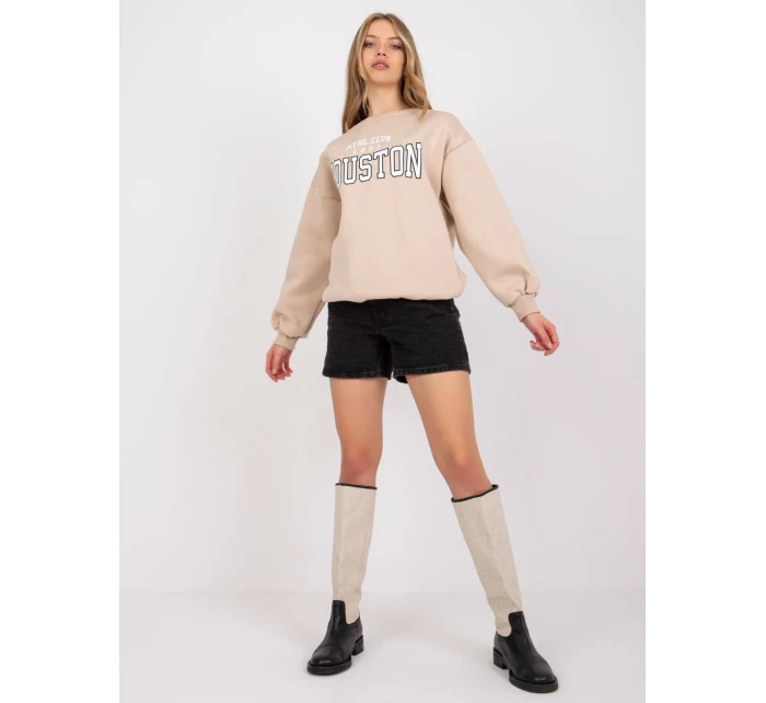 Mikina EM BL 617 model 17047281 béžová - FPrice Mikina EM BL 617 model 17047281 béžová - FPrice