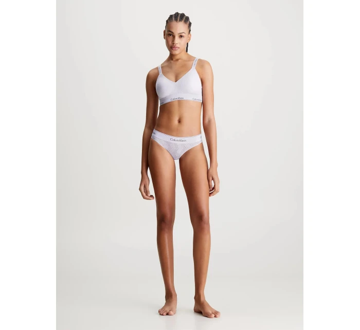 Dámska podprsenka LGHTLY LINED BRALETTE 000QF7797E LL0 lila - Calvin Klein