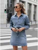 Dámske mini šaty JINELLA EY2569 Jeans blue - Fashion Street