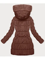 Tehlová zimná bunda s kapucňou (2M-231) Tehlová zimná bunda s kapucňou (2M-231)