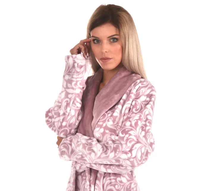 Dámsky župan Flora 2556 4303 mauve mist - Vestis Dámsky župan Flora 2556 4303 mauve mist - Vestis