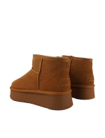 Dámské kožené boty Solo  Platform light brown 02 dámské model 21727086 - Solo Soprani