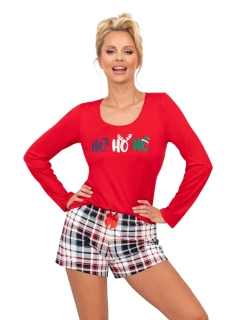 Ho Ho II 1/2 červené pyžamo - Donna