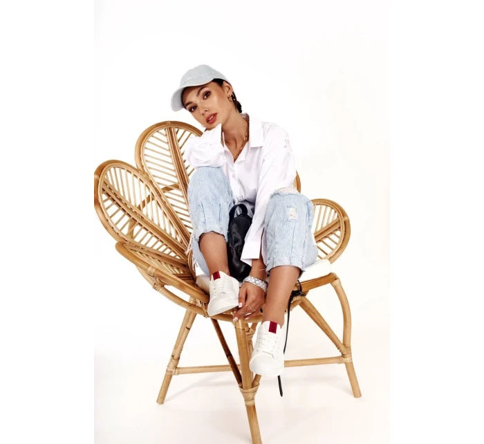 Dámské módní tenisky Big Star - bílé