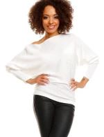 Sveter s netopierími rukávmi model 84277 PeeKaBoo