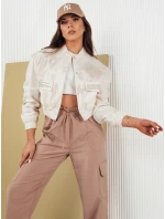 Dámská béžová bomber bunda Dstreet model 21975258 - FashionStreet