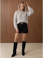 Sweter damski oversize z model 22394685 - FashionStreet Sweter damski oversize z model 22394685 - FashionStreet
