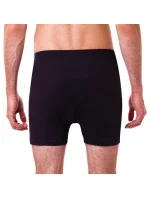 Volné pánské bavlněné boxerky COTTON BOXER - BELLINDA - černá