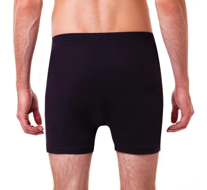 Volné pánské bavlněné boxerky COTTON BOXER - BELLINDA - černá