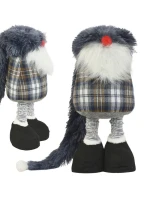 DEKORATÍVNY TRPASLÍK NA TELESKOPE 38-88CM SIVÝ