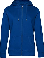 B&C QUEEN Zipped Hood_° Dámska mikina s kapucňou 01.W03Q royal