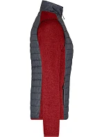 JN Dámská pletená hybridní bunda 02.0 red melange/anthracite melange model 22489314 - Daiber JN Dámská pletená hybridní bunda 02.0 red melange/anthracite melange model 22489314 - Daiber