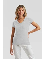 Fruit of the Loom Lady-Fit Iconic 150 T-shirt s výstrihom do V 16.1444 fuchsiová