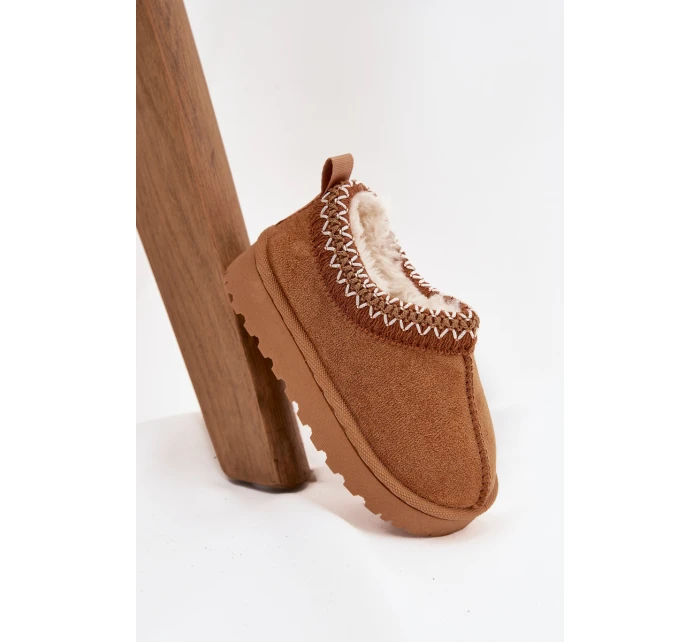 Śniegowce Dziecięce Z Haftem Camel Prina