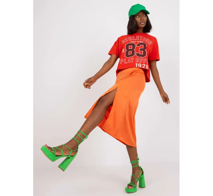 Sukňa WN SD 1705.86 oranžová