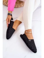 Dámské módní espadrilky Polka Dots Big Star - černé Dámské módní espadrilky Polka Dots Big Star - černé