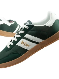 Lee Cooper športové topánky pánske tenisky módne pohodlné odolné zelené