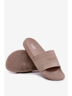 Klapki Męskie Big Star RR174A048 Beżowe