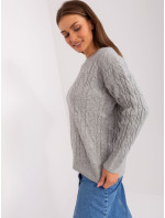 Sweter AT SW 2335.27 szary
