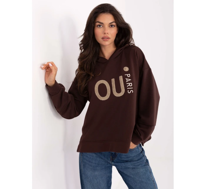 IT BL mikina H2314.26 tmavohnedá